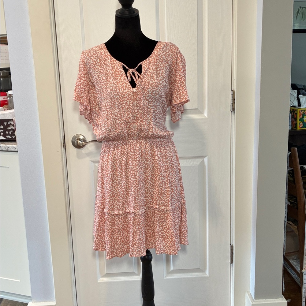 Abercrombie & Fitch Pink Floral Mini Dress